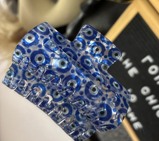 Evil Eye Claw Clip