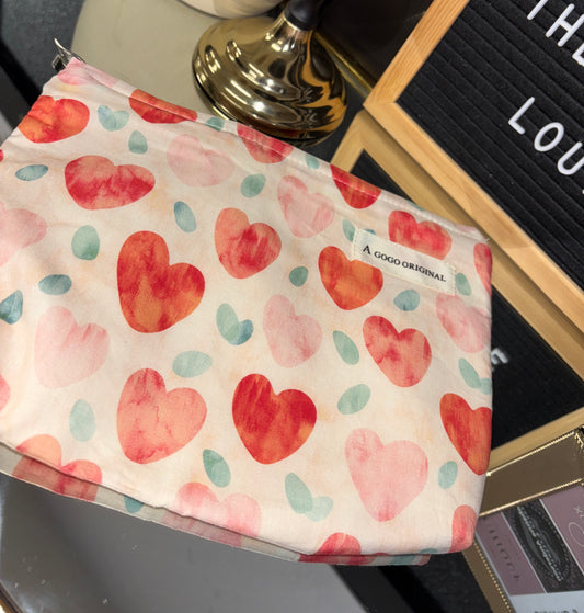 Peach Makeup Bag