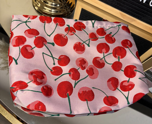 Cherry Makeup Bag